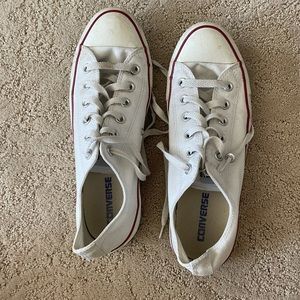 White Low Top Converse